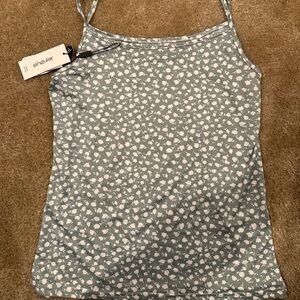Women's Floral Tank Top - Green